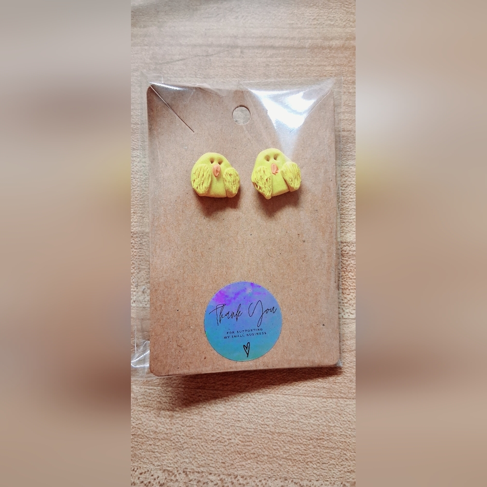Yellow Bird Shaped Small Pet Chew Toys